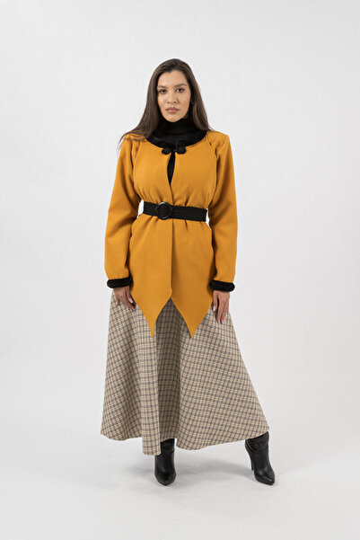 Gorgeaux Elegant Set Blouse Skirt and Yellow Jacket Elisa - 5XL