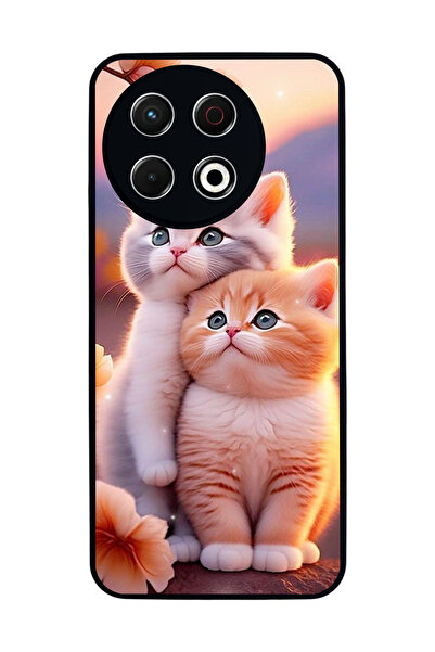 TECNO Spark 30 Pro Compatible Printed, Matte Black, Soft Silicone, Protective...