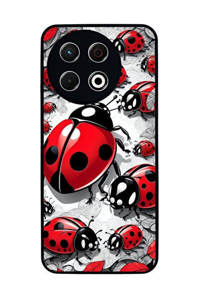 TECNO Spark 30 Pro Compatible Printed, Matte Black, Soft Silicone, Protective...