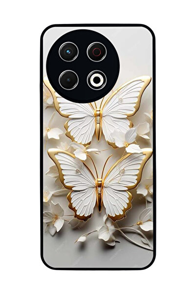 TECNO Spark 30 Pro Compatible Printed, Matte Black, Soft Silicone, Protective...