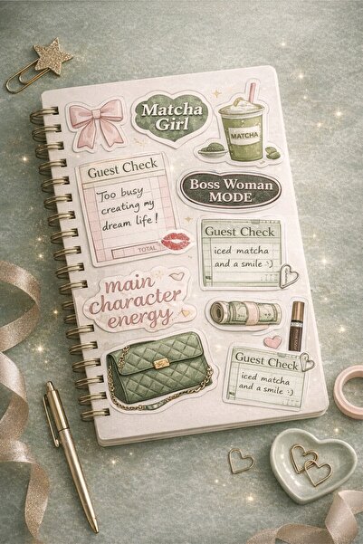 LABELOVE Boss Babe 90+ Parça Sticker Set – Vision Board & Ajanda Uyumlu