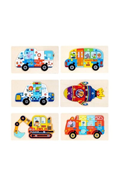 PlayFun Puzzle Lemn Model Aleator