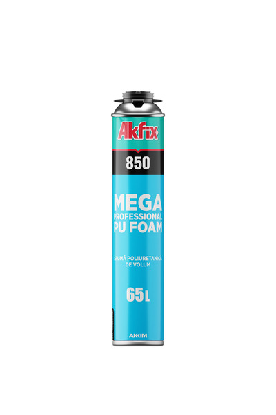 Akfix MEGA Polyurethane Assembly Foam 850 ml – Gun Application