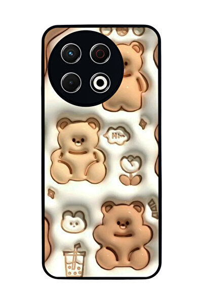 TECNO Spark 30 Pro Compatible Printed, Matte Black, Soft Silicone, Protective...