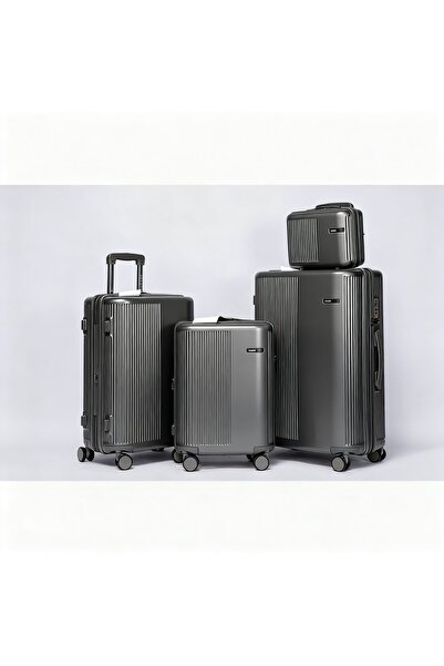 Flieger Luggage 4PCS Luggage set PC Material Anti-Scratch Business Carry-on w...