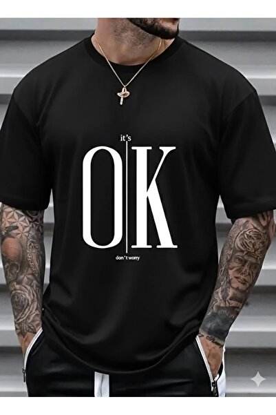 PENTHİLUS Men's Oversized Cotton T-Shirt - Men's Digital Printed T-Shirt