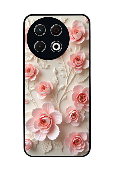 TECNO Spark 30 Pro Compatible Printed, Matte Black, Soft Silicone, Protective...