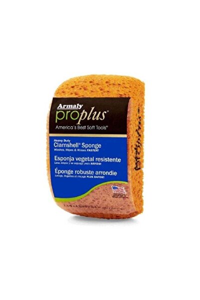Armaly إسفنجة بروبلاس متينة وفعالة شديدة التحمل، لون أصفر