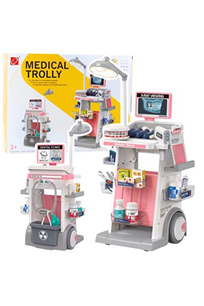 PlayFun Set Doctor Trolley Stomatologic cu Lumini și Sunete