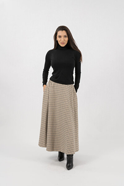 Gorgeaux Set Bluză Lavinia Neagră și Fustă Crem - M