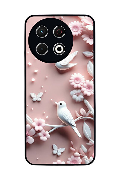 TECNO Spark 30 Pro Compatible Printed, Matte Black, Soft Silicone, Protective...