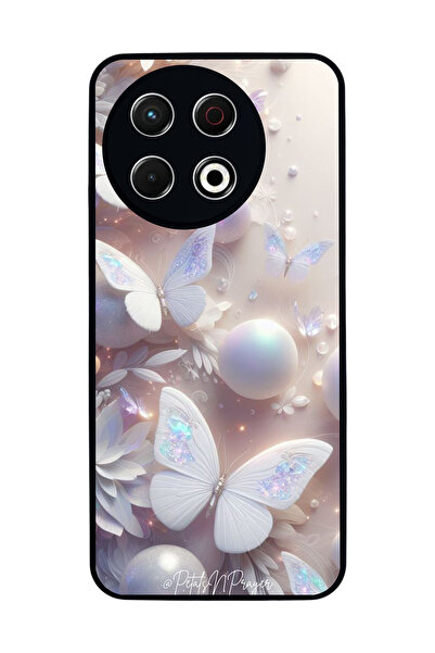 TECNO Spark 30 Pro Compatible Printed, Matte Black, Soft Silicone, Protective...