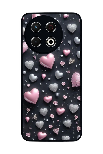 TECNO Spark 30 Pro Compatible Printed, Matte Black, Soft Silicone, Protective...