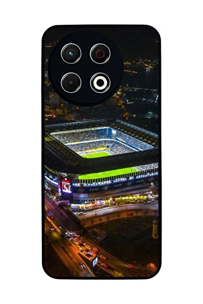 TECNO غطاء حماية متوافق مع سبارك 30 برو، مطبوع، أسود غير لامع، سيليكون ناعم، ...