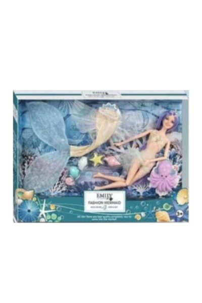 PlayFun Păpușă EMILY 11.5 Inch Sirenă cu Accesorii