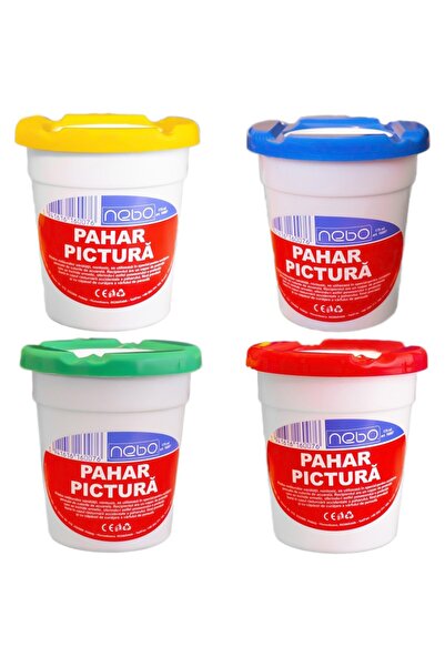 PlayFun Pahar Pictură cu Capac 8x8.5 cm