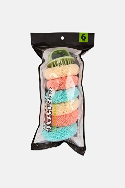 Muy Mucho 6 Pieces Cleaning Brush, Multicolor