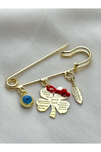 roshel Şans Temalı Broş İyi Şanslar İskoç İğnesi Yaka İğnesi Şapka Charmı Çen...