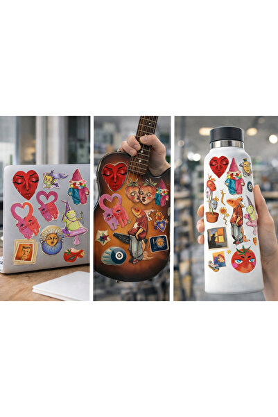 Limitless Design مجموعة ملصقات ذات طابع فني وسحري 20x25 سم - جمالية بديلة