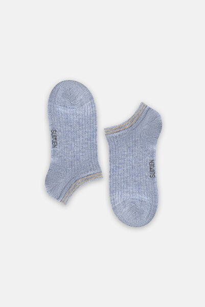 SUWEN Κάλτσες αθλητικών παπουτσιών με χρωματιστές ρίγες