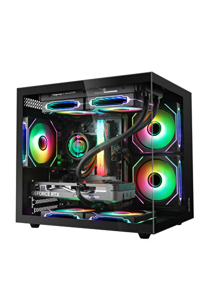 Segotep Brave W1 Siyah 650W Midi Tower Gaming (Oyuncu) Kasa