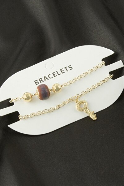 ZERO LAND سوار سلسلة مفاتيح من ستوروزال (قطعتين) (00729) - أصفر