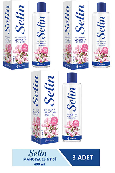 Selin Manolya Esintisi Kolonyası Pet 400 Ml x 3 Adet