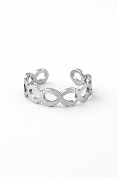 Sortie Aksesuar خاتم من الفولاذ المقاوم للصدأ قابل للتعديل بتصميم شخصية التمت...