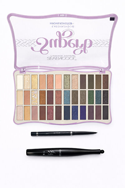 OEM Professional Makeup Set – 28 Color Eyeshadow Palette (Matte & Shimmer) + ...