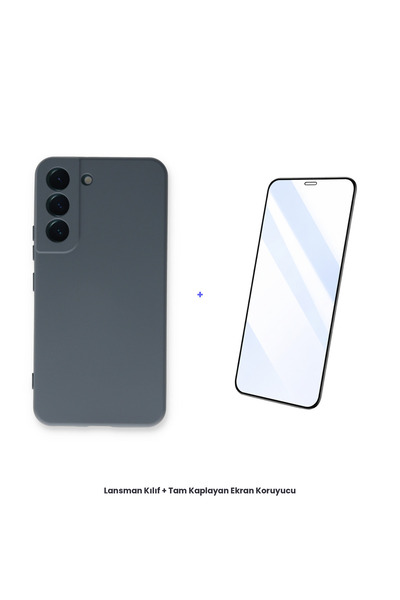 cepmoda حافظة سامسونج جالاكسي إس 22 بلس + مجموعة واقي شاشة مضاد للكهرباء السا...