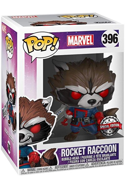 Funko Pop! Vinyl: Marvel - Rocket Raccoon - (Exclusive) #396 Nadir Figür