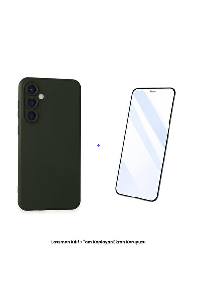 cepmoda حافظة سامسونج جالاكسي إس 24 + مجموعة واقي شاشة مضاد للكهرباء الساكنة ...