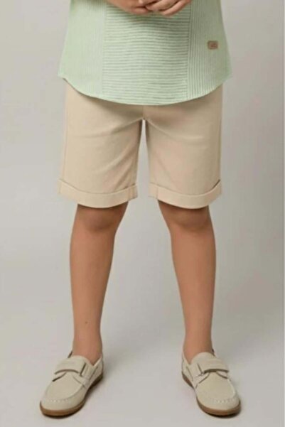 Alesaei-mondo tondo (Boys Casual Shorts Beige 4163-)