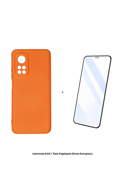 cepmoda حافظة Mi 10T + مجموعة واقي شاشة مضاد للكهرباء الساكنة تغطي الشاشة بال...