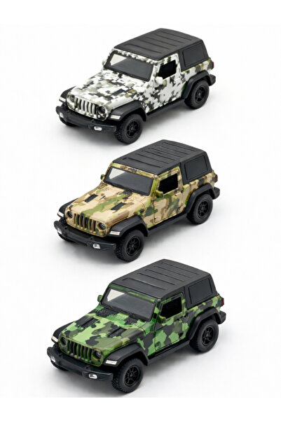 a v d a Jeep Wrangler Camouflage Series Metal Pull-Back Die Cast Collectible ...