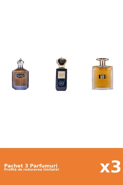ARD AL ZAAFARAN Set 3 Parfumuri Ard Al Zaafaran: Apa de Parfum I Am the King,...