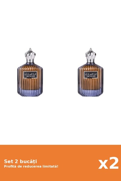 ARD AL ZAAFARAN Set 2 x Apa de Parfum I Am the King, Ard Al Zaafaran, Barbati...