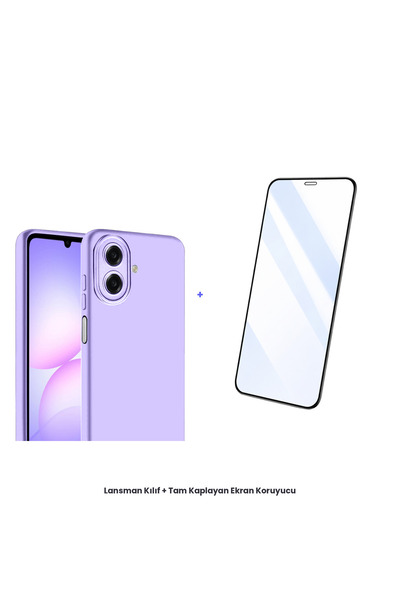 cepmoda حافظة سامسونج جالاكسي A07 4G + مجموعة واقي شاشة مضاد للكهرباء الساكنة...