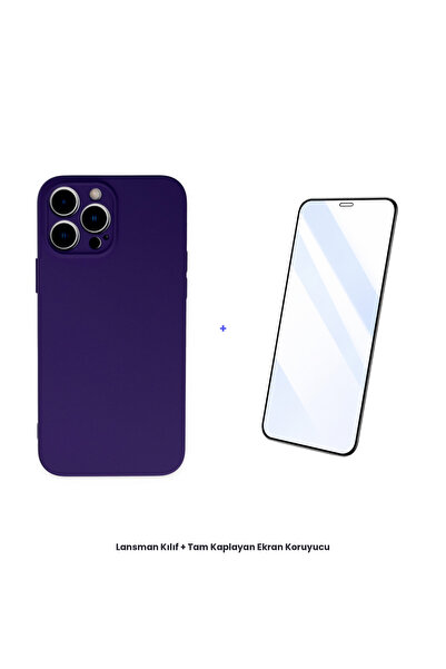 cepmoda حافظة إطلاق نار لهاتف آيفون 13 برو + مجموعة واقي شاشة مضاد للكهرباء ا...