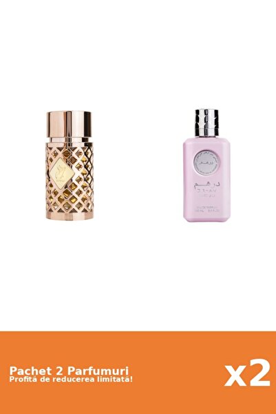ARD AL ZAAFARAN Set 2 Parfumuri Ard Al Zaafaran: Apa de Parfum Jazzab Gold, A...