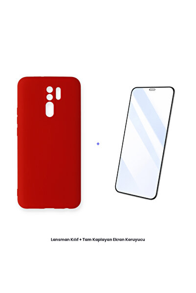 cepmoda حافظة إطلاق نار لهاتف Redmi 9 + مجموعة واقي شاشة مضاد للكهرباء الساكن...