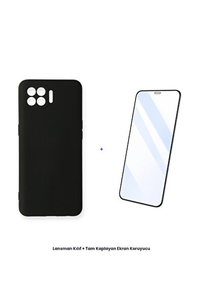 cepmoda Oppo Reno 4 Lite Launch Case + Full Coverage Antistatic Screen Protec...