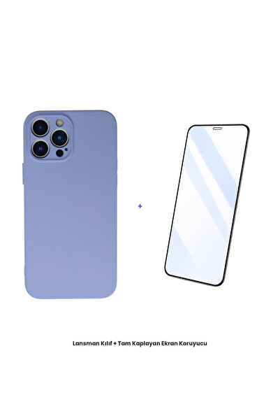 cepmoda حافظة آيفون 13 برو ماكس + مجموعة واقي شاشة مضاد للكهرباء الساكنة - أر...