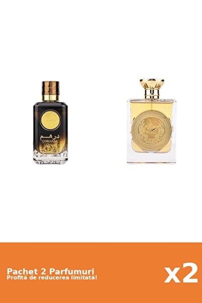 ARD AL ZAAFARAN Set 2 Parfumuri Ard Al Zaafaran: Apa de Parfum Dirham Oud, Ar...
