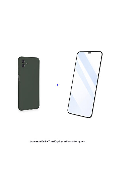 cepmoda حافظة سامسونج جالاكسي A04 + مجموعة واقي شاشة مضاد للكهرباء الساكنة - ...