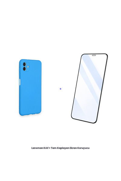 cepmoda حافظة سامسونج جالاكسي A04 + مجموعة واقي شاشة مضاد للكهرباء الساكنة - ...