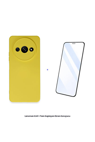 cepmoda Redmi A3 4g Launch Case + Full Coverage Antistatic Screen Protector S...