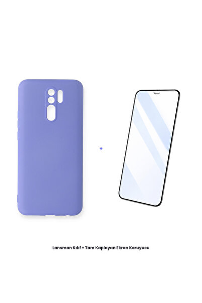 cepmoda حافظة إطلاق نار لهاتف Redmi 9 + مجموعة واقي شاشة مضاد للكهرباء الساكن...