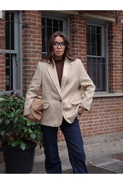 MAUN COLLECTION Short Fur Cashmere Jacket