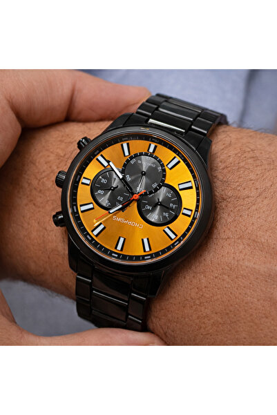 by evrenmusti Men's Watch with Color-Changing Dial